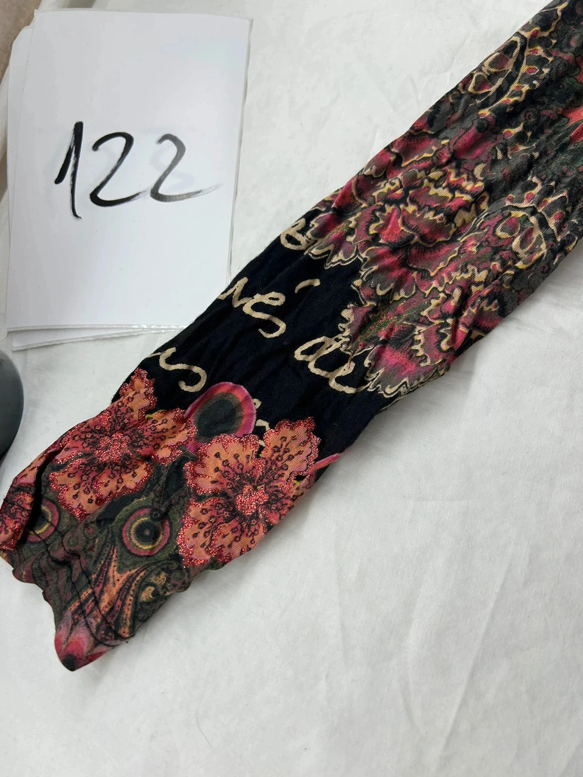 Vestido desigual vintage con motivos multicolor – photo 9